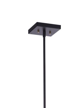 Craftmade Aaron 1 Light 8 inch Flat Black and Satin Brass Pendant Ceiling Light - P985FBSB1