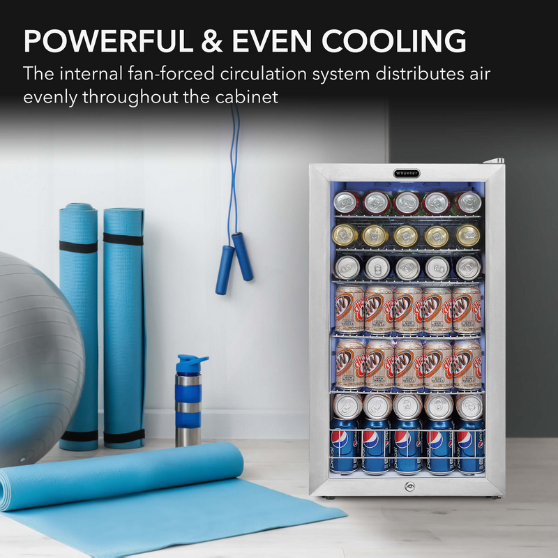 Whynter 24″ Built-In French Door Dual Zone 20 Bottle Wine Refrigerator 60 Can Beverage Center