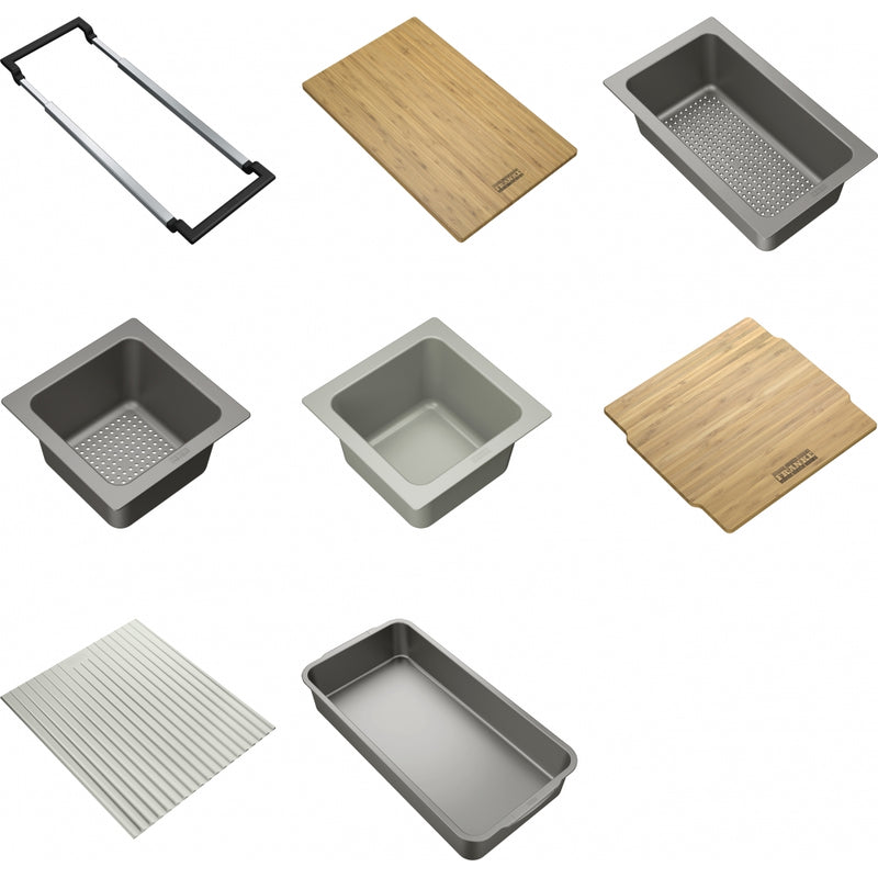 Franke Cube Stainless Steel Workcenter Sink - CUX11030-WKC