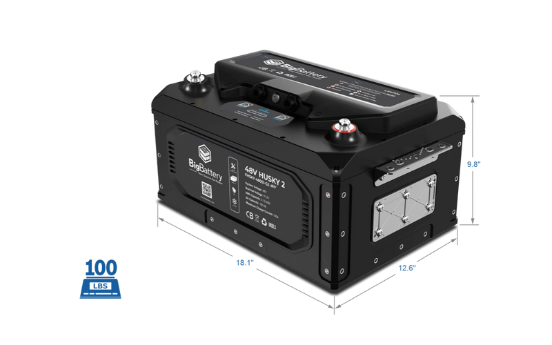 BigBattery 48V HUSKY 2 INV 5.12Kwh 100Ah LifePO4 Inverter - FHSKY-48051-G2-INV