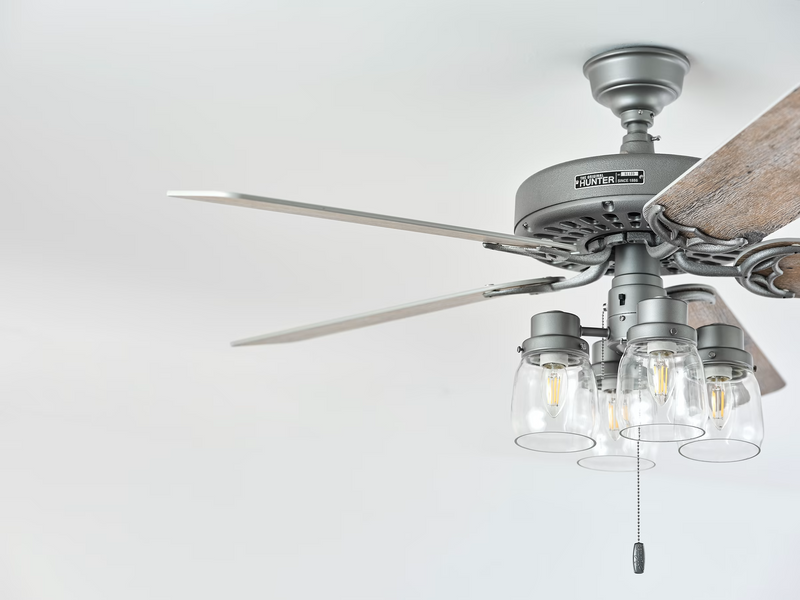 Hunter 52-Inch Original Matte Silver Ceiling Fan