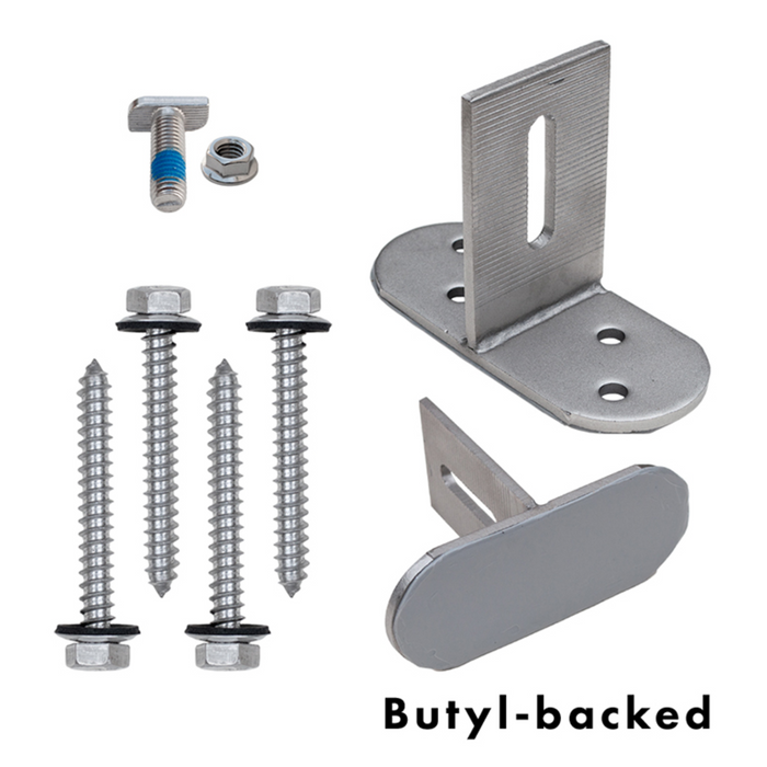 QuickBOLT Deck Mount Kit - Silver - with T-Bolt and Nut (16001) - 17772