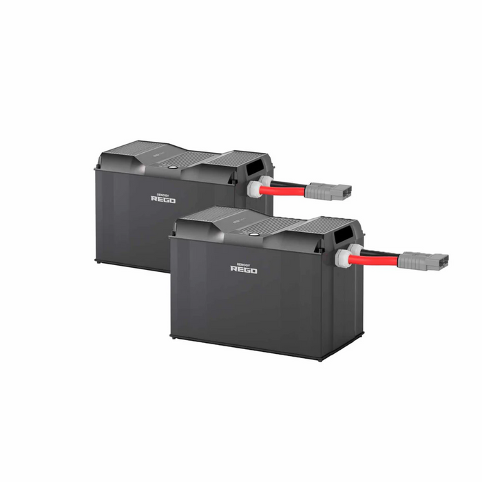 Renogy REGO 12V 400Ah Cold Weather LiFePO4 Battery - RBT12400LFPL-SHBTx2