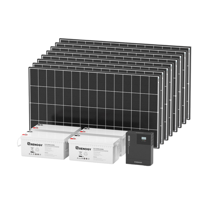 Renogy 2.5kW Essential Plus Kit - RKIT2500CB-C43D8-A28