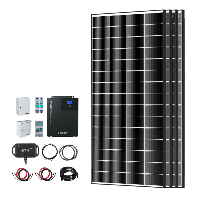 Renogy 1200W/2500W Tiny House Home Cabin Kit - RKIT2500D-CLFP