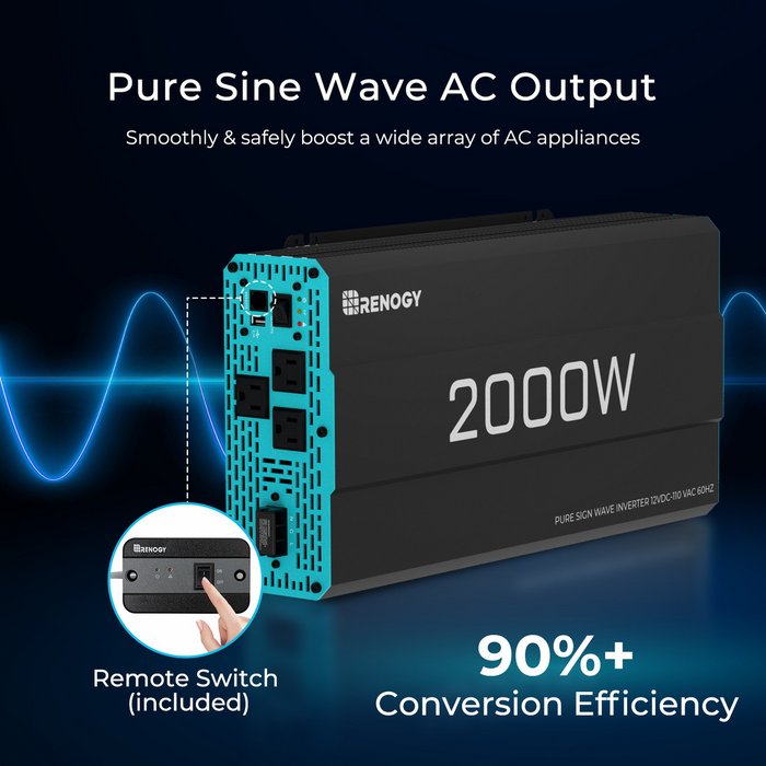 Renogy 400W 12 Volt Complete Solar Kit with Two 100Ah Deep-Cycle AGM / LiFePO4 Batteries - RKIT400DAP2-US