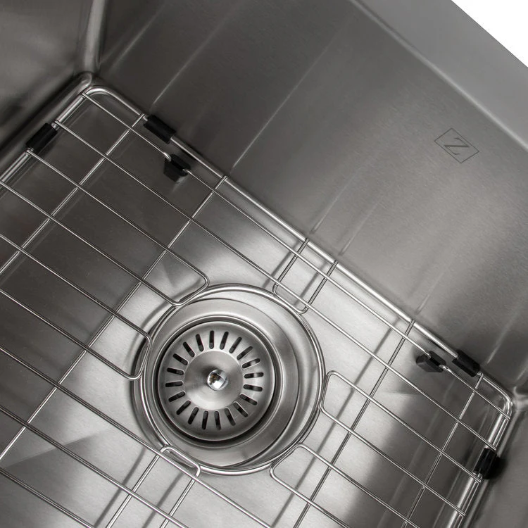 ZLINE Niseko 36 In. Farmhouse Apron Mount Double Bowl Stainless Steel Kitchen Sink With Bottom Grid