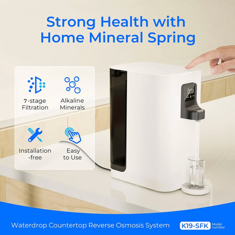 Waterdrop Countertop Remineralization Reverse Osmosis Water Filter System - WD-K19-SFK