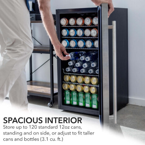 Whynter 120 Can Beverage Refridgerator with internal fan