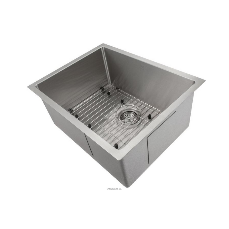 Zline 23 In. Meribel Undermount Single Bowl Kitchen Sink With Bottom Grid