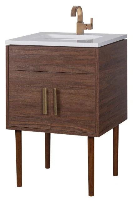 Cutler Kitchen & Bath Garland Collection Chalby Clay 24 inch Freestanding  Bathroom Vanity MID-CNT-24