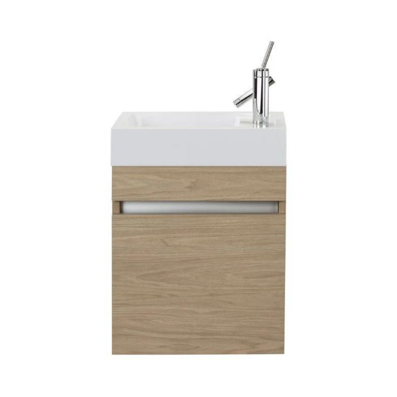 Cutler Piccolo 18” Space Saver Wall Mount Bathroom Vanity