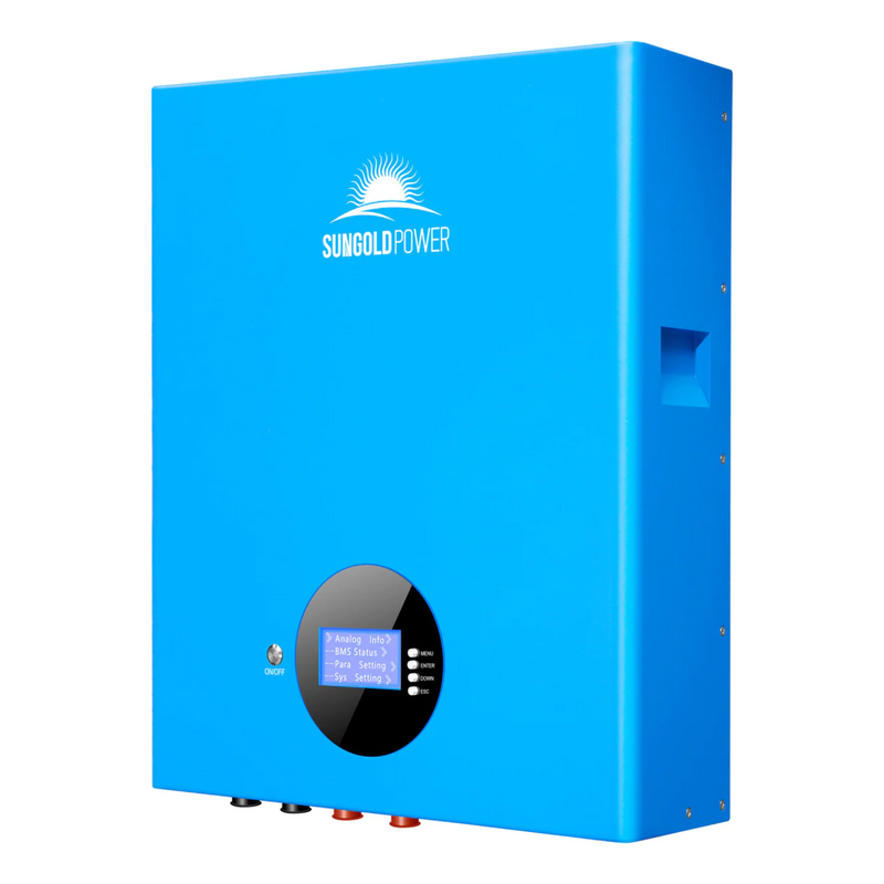 SunGoldPower 5.12kWh Powerwall LiFePO4 Lithium Battery SG48100M