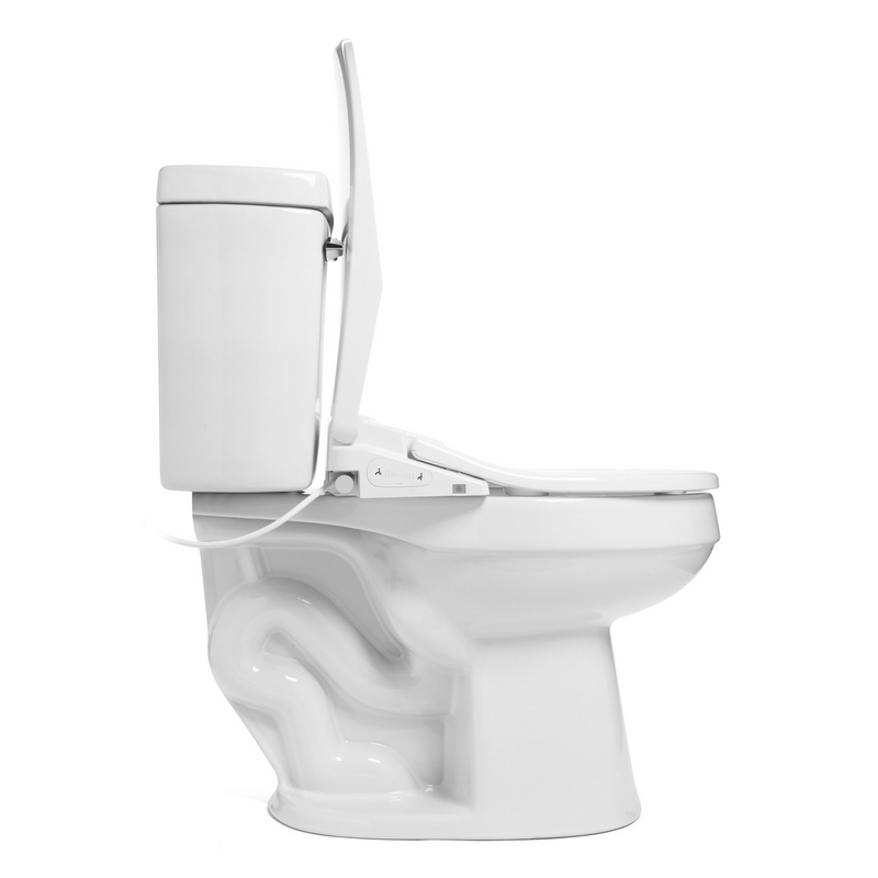 Brondell Swash Thinline T44 Luxury White Toilet Seat with Remote Control