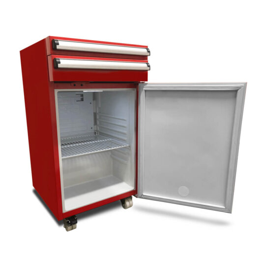Whynter TBR-185SR Portable 1.8 cu. ft. Tool Box Refrigerator with 2 Drawers and Lock