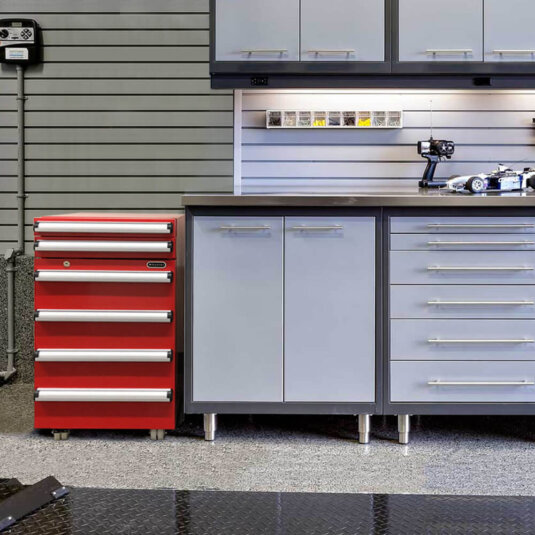 Whynter TBR-185SR Portable 1.8 cu. ft. Tool Box Refrigerator with 2 Drawers and Lock