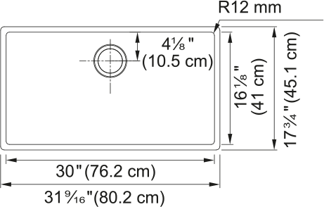Franke Cube Stainless Steel Workcenter Sink - CUX11030-WKC