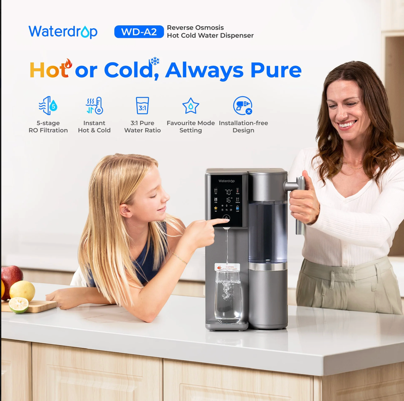 Waterdrop Reverse Osmosis Hot Cold Water Dispenser - WD-A2