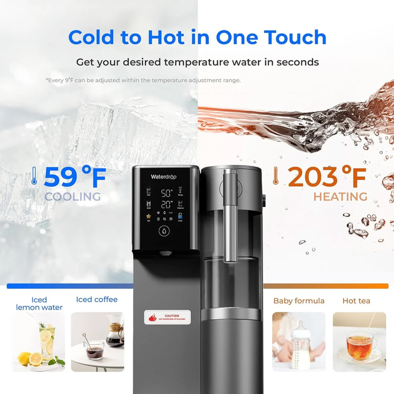 Waterdrop Reverse Osmosis Hot Cold Water Dispenser - WD-A2