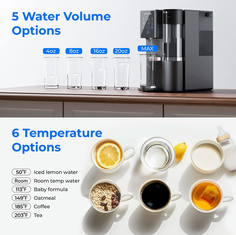 Waterdrop Reverse Osmosis Hot Cold Water Dispenser - WD-A2