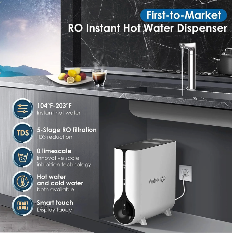 Waterdrop Instant Hot Water Dispenser, Reverse Osmosis System - WD-K6