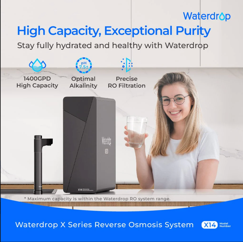 Waterdrop Master X Series Reverse Osmosis System - WD-X14