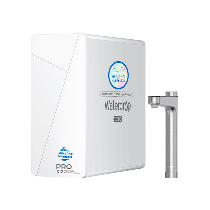 Waterdrop X12-Pro 1200 GPD Dual Flow Reverse Osmosis Water Filter