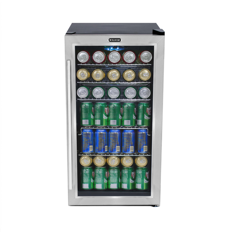 Whynter 24″ Built-In French Door Dual Zone 20 Bottle Wine Refrigerator 60 Can Beverage Center