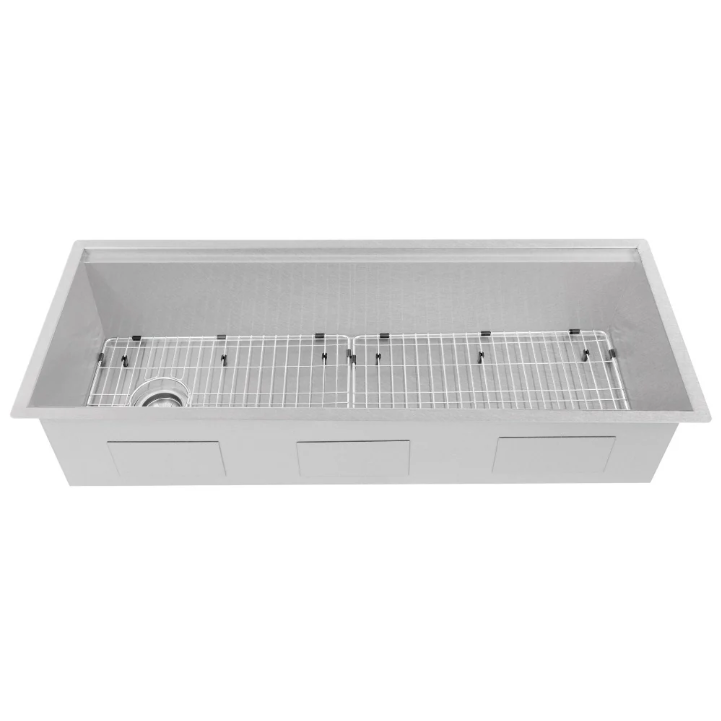 ZLINE Garmisch 43 In. Undermount Single Bowl Stainless Steel Kitchen Sink With Bottom Grid and Accessories