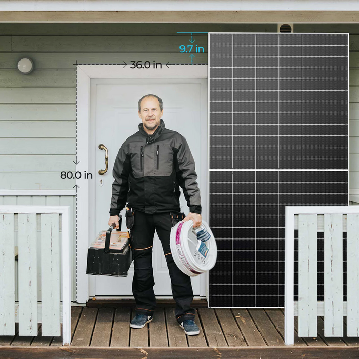 Renogy N-Type Bifacial 6PCS 590W Monocrystalline Solar Panel - RSP590DCT-144x6