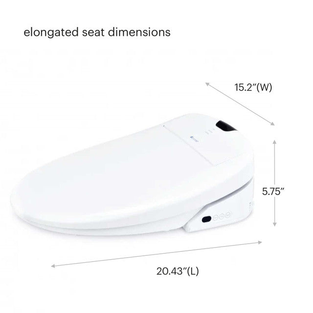 Brondell Swash 1400 Luxury White Bidet Seat