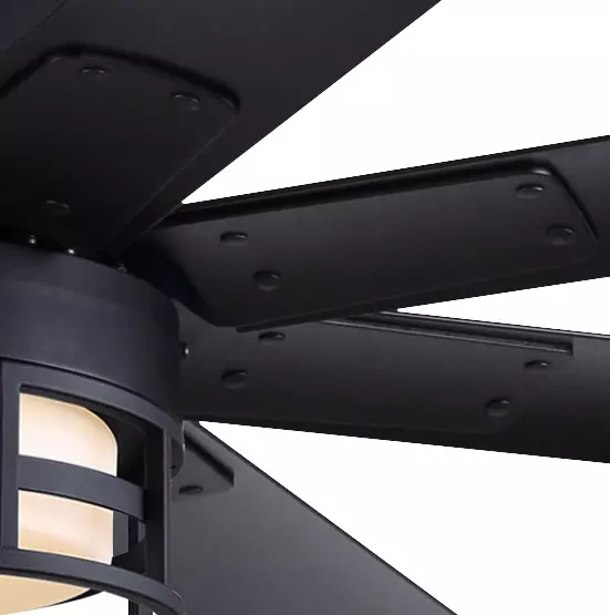 Canarm Ezra 72" Outdoor Ceiling Fan - CP72EZR8BK-W