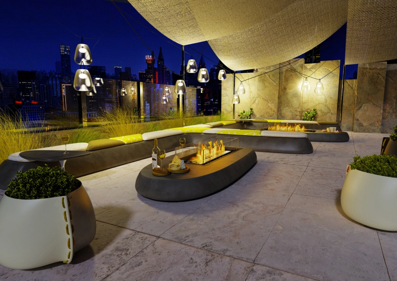 EcoSmart Fire Linear 50 Fire Pit Kit