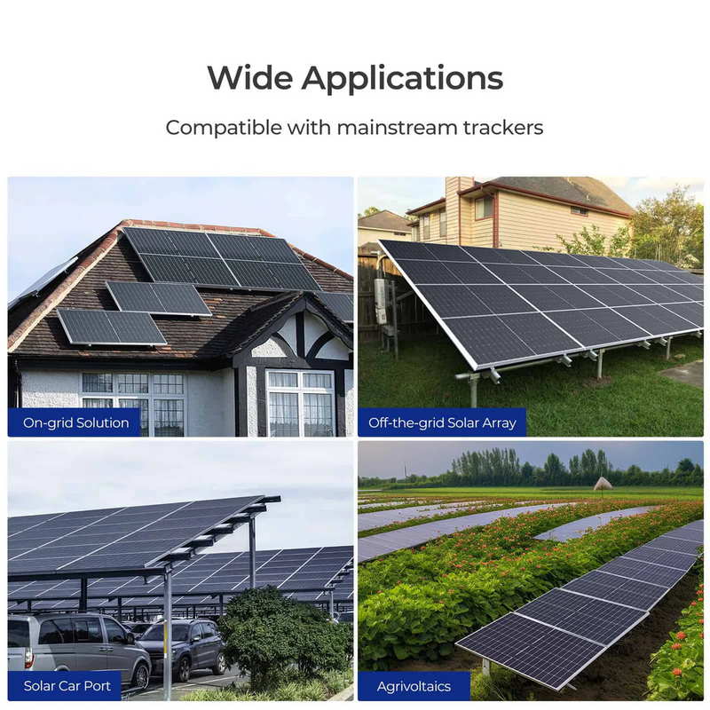 Renogy 10 PCS Bifacial 450W Monocrystalline Solar Panel - RSP450DT-120x10