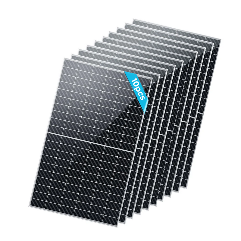 Renogy 10 PCS Bifacial 450W Monocrystalline Solar Panel - RSP450DT-120x10