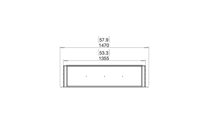 EcoSmart Fire Flex 68SS Single Sided Fireplace Insert