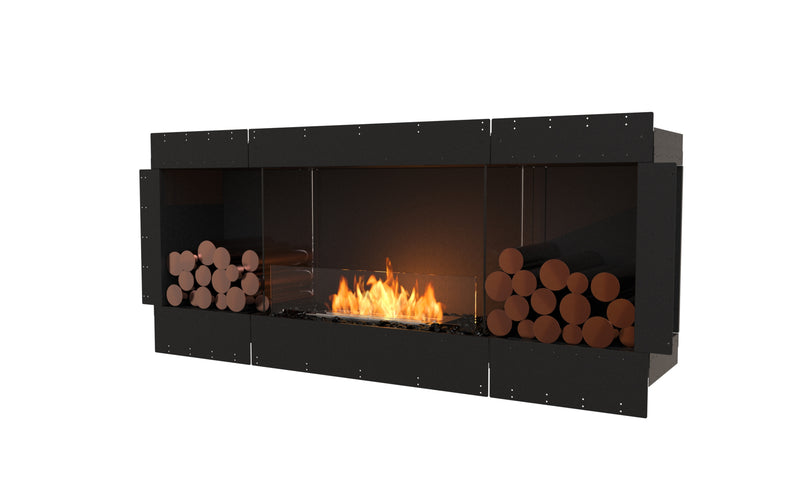 EcoSmart Fire Flex 68SS Single Sided Fireplace Insert with 2 Storage Boxes