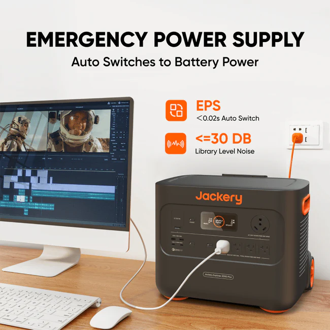 Jackery Explorer 2000 Plus Portable Power Station - 21-0001-000036