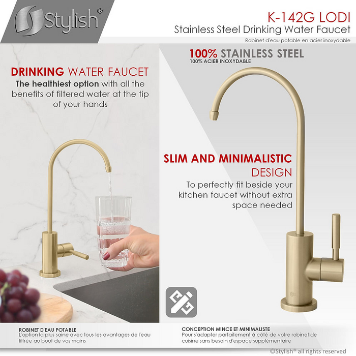Stylish Modena Pull Down Kitchen Faucet & Water Tap