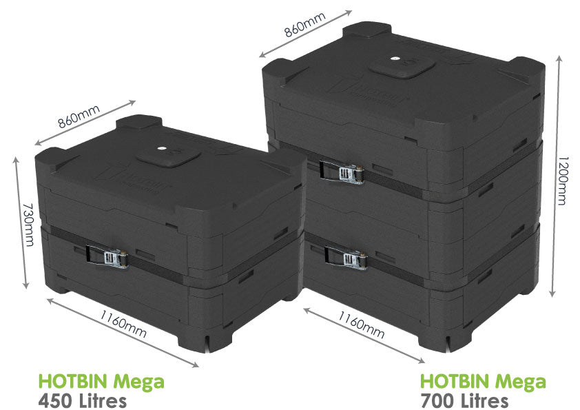 HOTBIN Mega 700 Hot Composter Bin 185 Gals