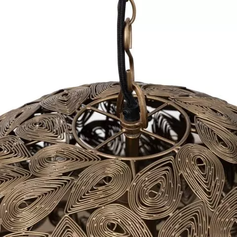 Canarm Kora Antique Brass Pendant Light - IPL1184A01AB19