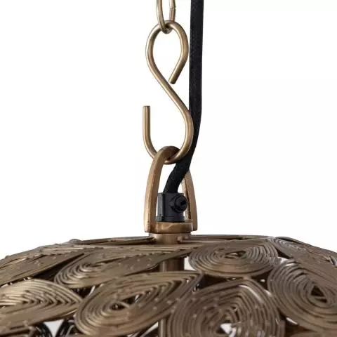 Canarm Kora Antique Brass Pendant Light - IPL1184A01AB19