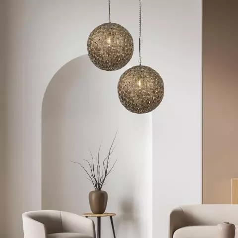 Canarm Kora Antique Brass Pendant Light - IPL1184A01AB19