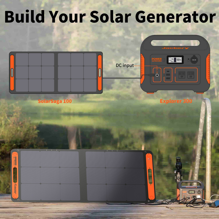 Jackery Solar Generator 300 - 70-0300-PSG001