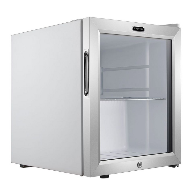 Whynter Beverage Refrigerator With Lock – Stainless Steel 62 Can Capacity
