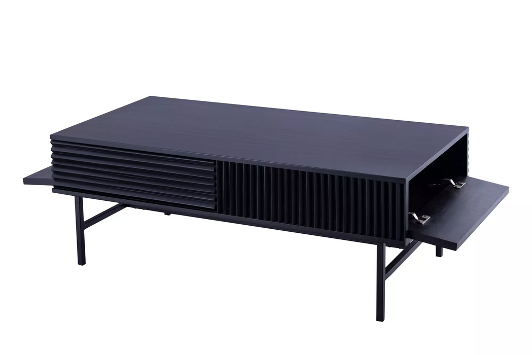 Canarm MEZ Mango Wood with Side sStorage Coffee Table - SC-105