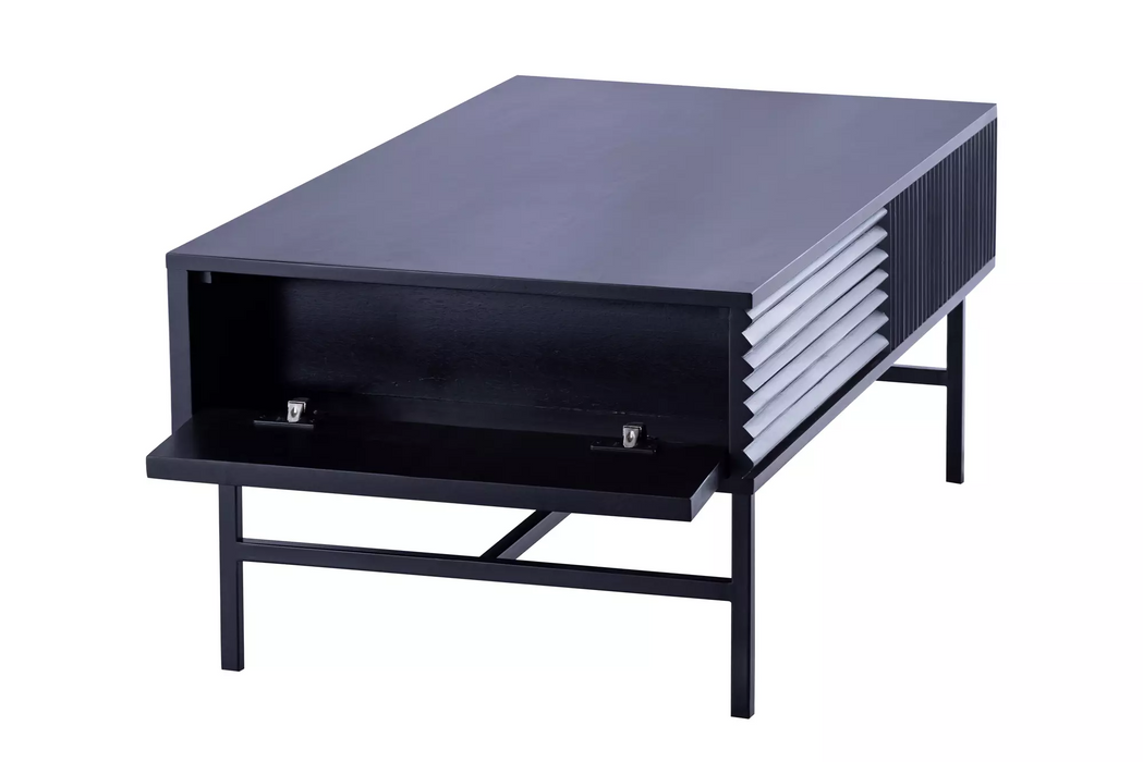 Canarm MEZ Mango Wood with Side sStorage Coffee Table - SC-105