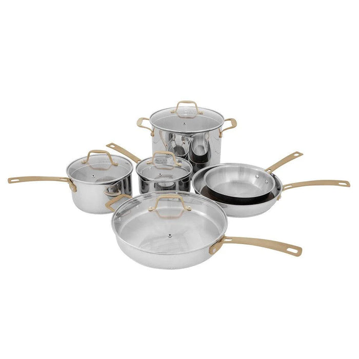 ZLINE 10-Piece Stainless Steel Non-toxic Cookware Set (CWSETL-ST-10)