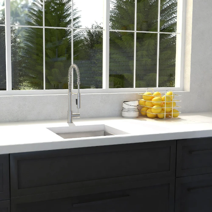 ZLINE Boreal 15 In. Undermount Single Bowl Stainless Steel Bar Kitchen Sink
