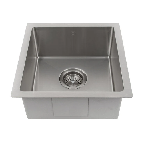 ZLINE Boreal 15 In. Undermount Single Bowl Stainless Steel Bar Kitchen Sink